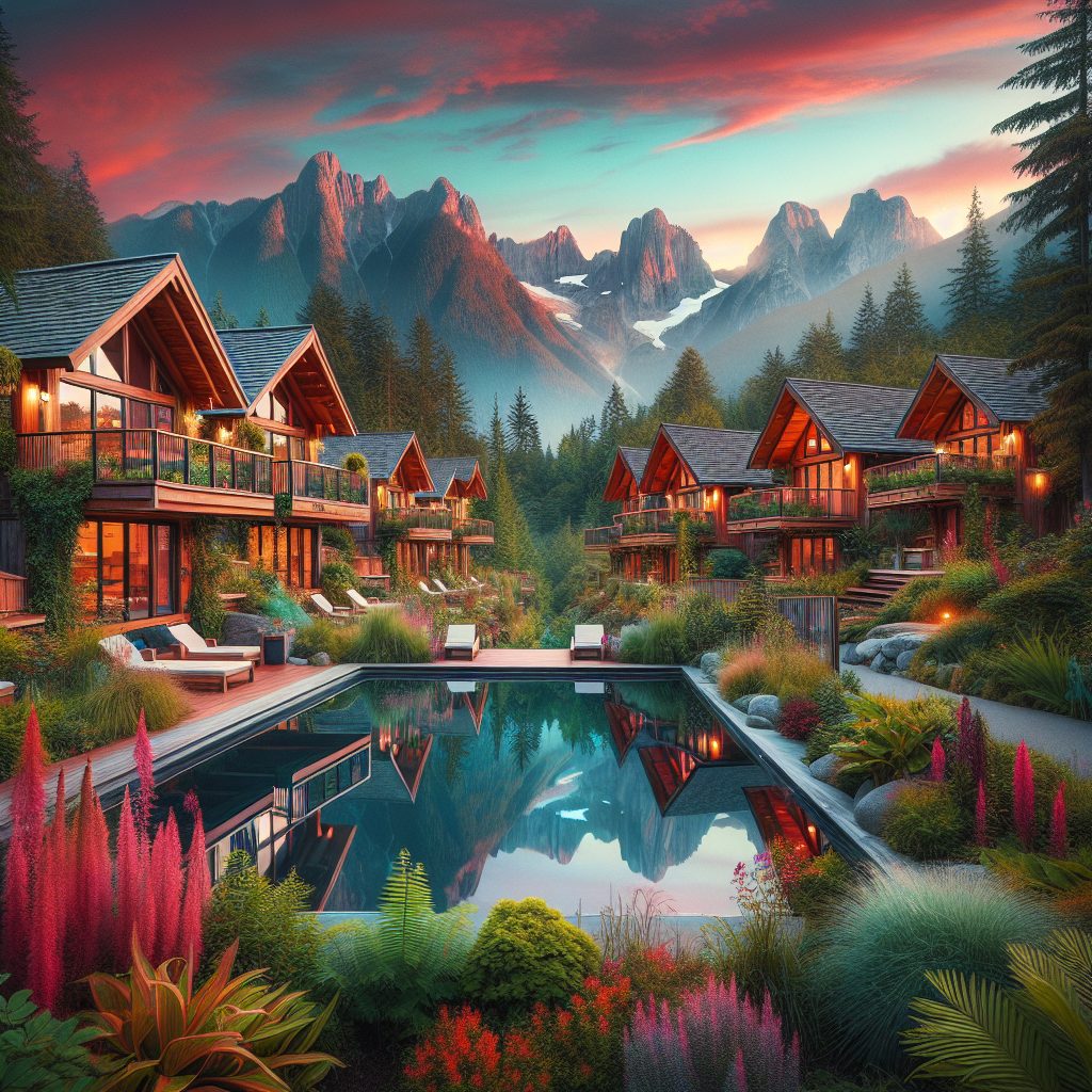 Vancouver Nature Retreat Villas With Mountain View Pool